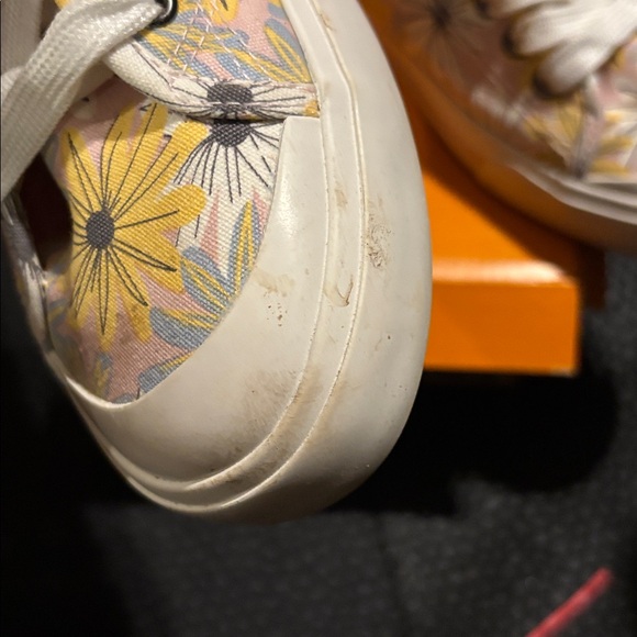 Rocket dog jumpin Beverly cotton pink women’s 9.5 pale pink blue floral - Picture 6 of 8